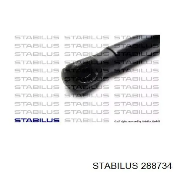 288734 Stabilus muelle neumático, capó de motor