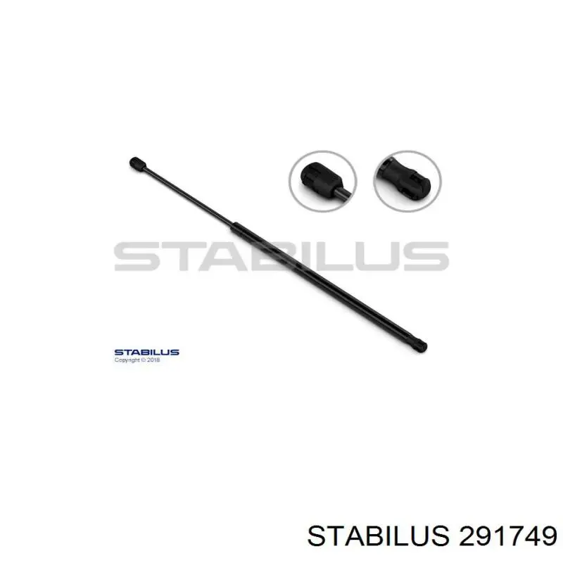 Amortiguador de maletero Stabilus 291749 precio, desde 10,22 EUR