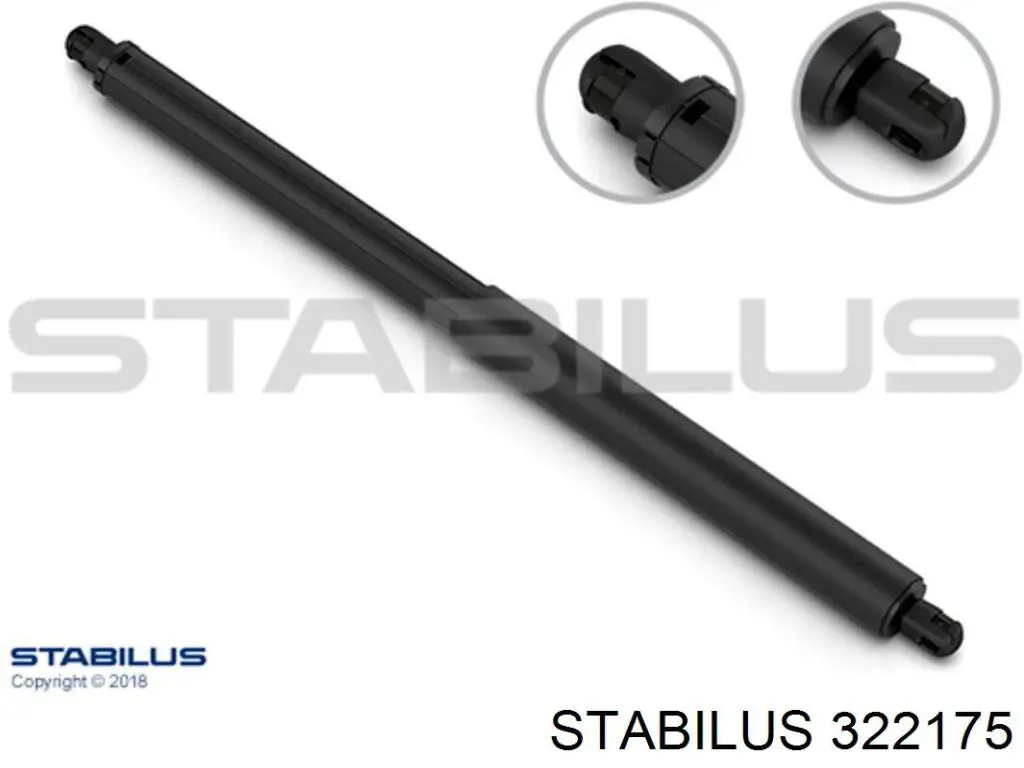 Amortiguador de maletero Stabilus 322175 precio, desde 52,47 EUR