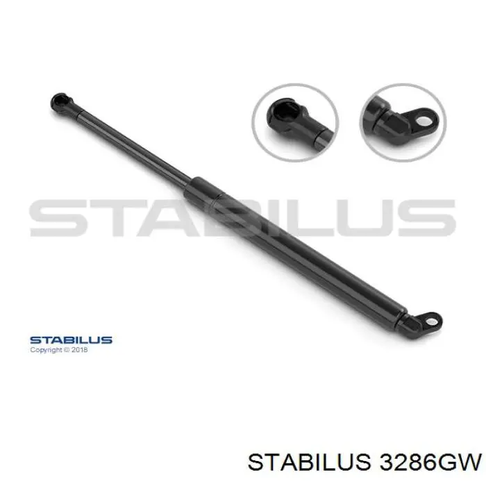 3286GW Stabilus amortiguador de maletero