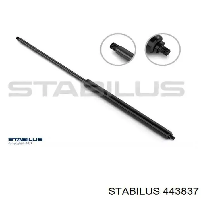 Amortiguador de maletero Stabilus 443837 precio, desde 13,30 EUR