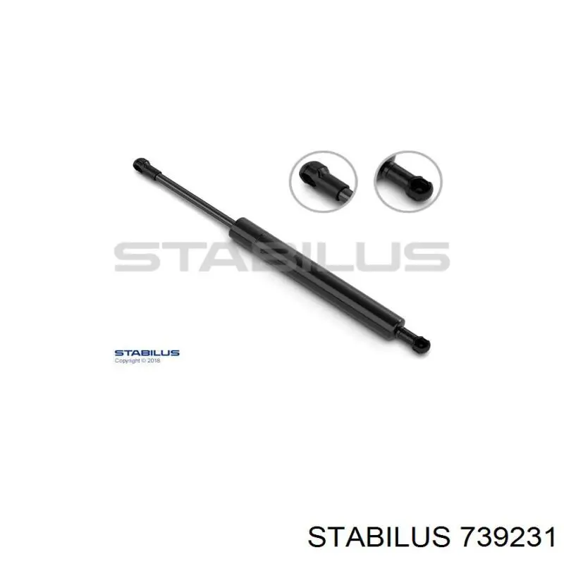 Amortiguador de maletero Stabilus 739231 precio, desde 18,27 EUR