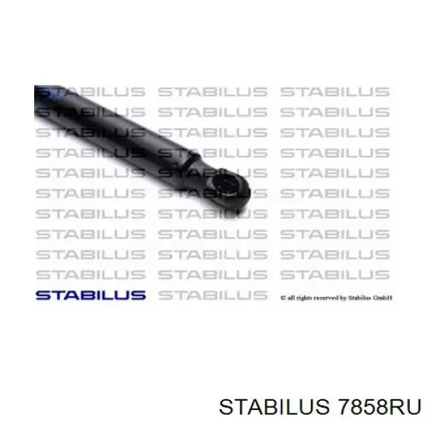 7858RU Stabilus amortiguador para porton trasero (3/5 puertas traseras (lisas)