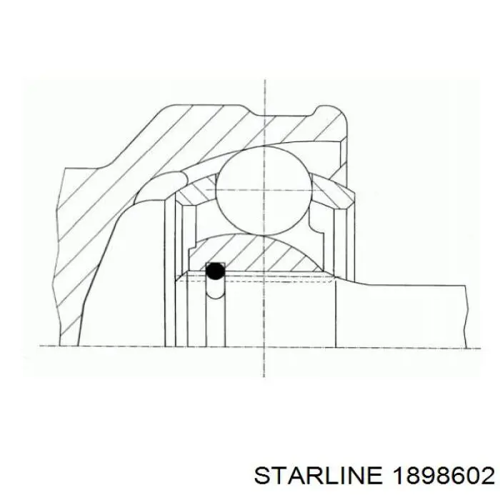 18.98.602 Starline junta homocinética exterior delantera