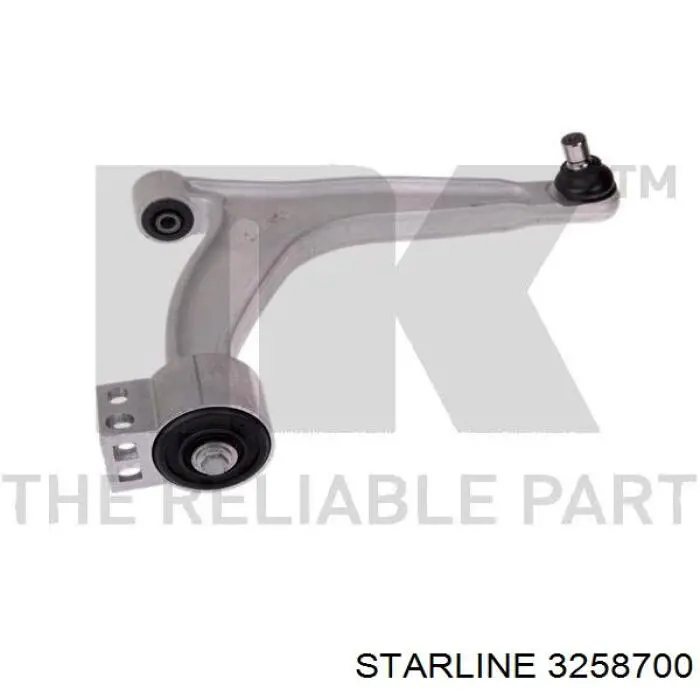 32.58.700 Starline barra oscilante, suspensión de ruedas delantera, inferior derecha