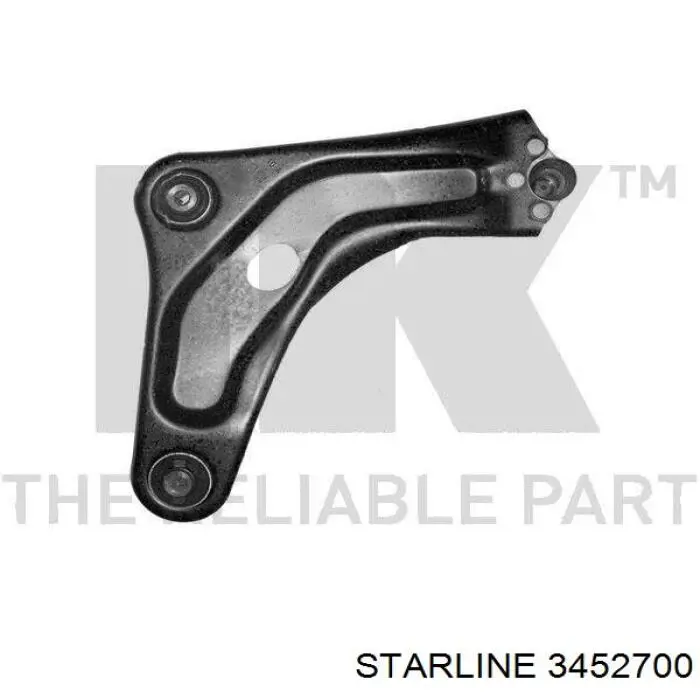 34.52.700 Starline barra oscilante, suspensión de ruedas delantera, inferior derecha