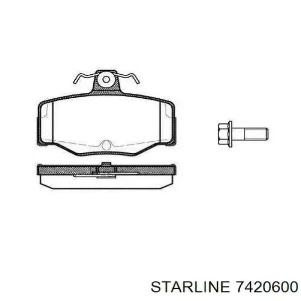 7420600 Starline junta homocinética exterior delantera