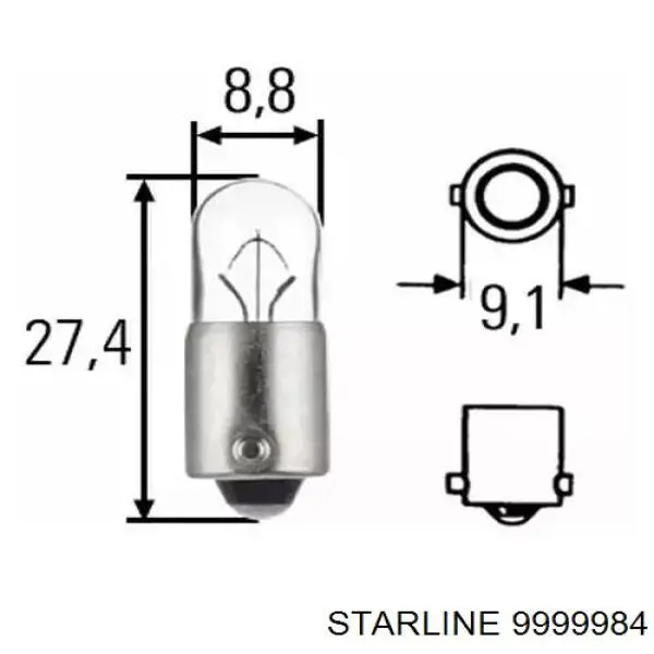 Bombilla N0177172 VAG