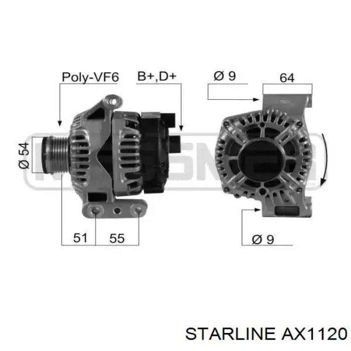 Alternador del motor Magneti Marelli MAN640 precio, desde 39,70 EUR