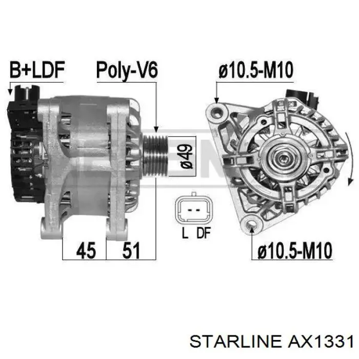 Comprar AX1331 Starline Dynamo