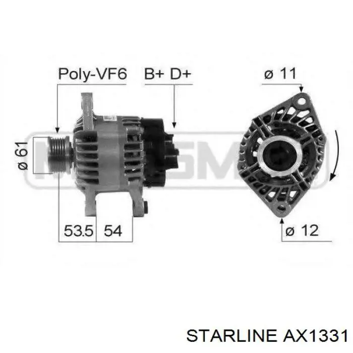 Generador Starline AX1331