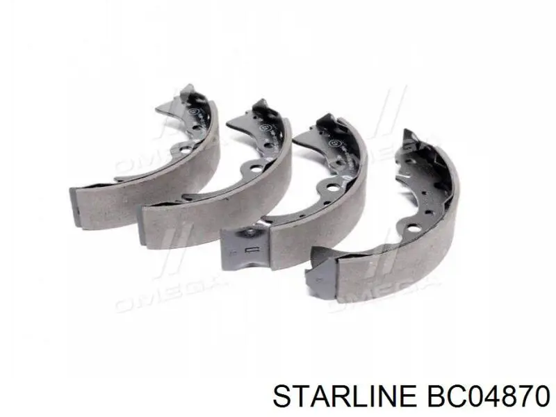 BC 04870 Starline zapatas de frenos de tambor traseras