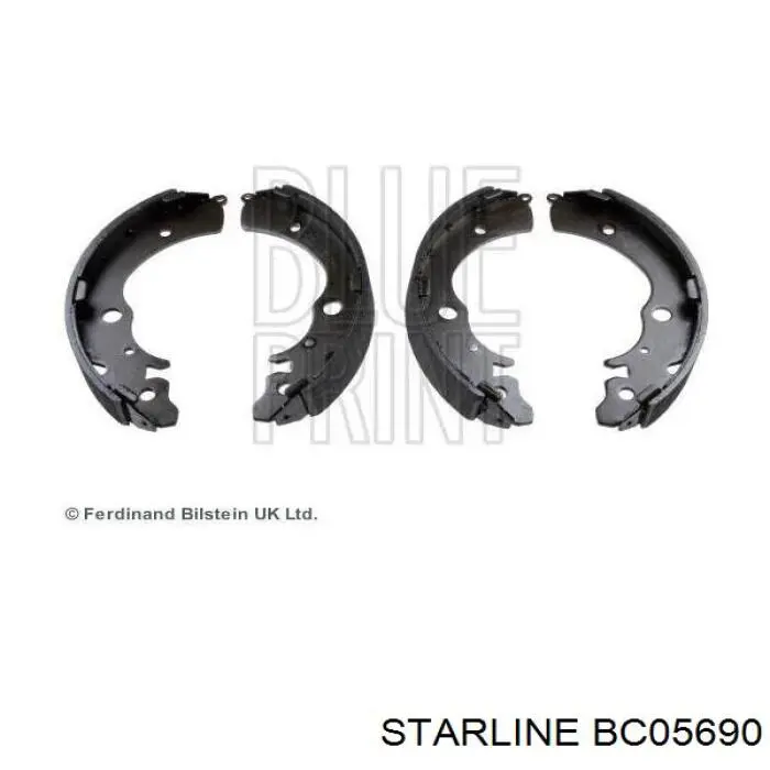 BC05690 Starline pastillas de freno delanteras