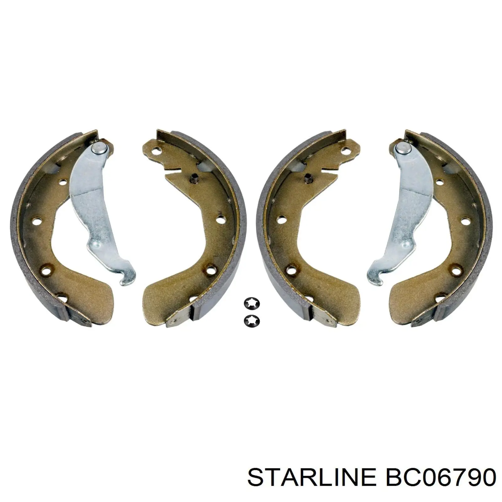 BC06790 Starline zapatas de frenos de tambor traseras