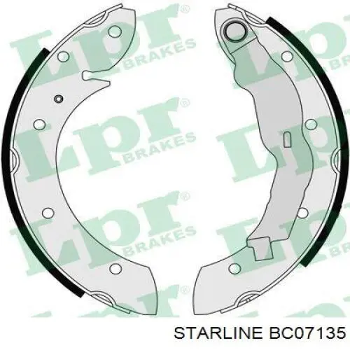 BC07135 Starline zapatas de frenos de tambor traseras