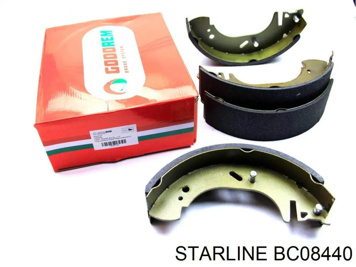 BC08440 Starline zapatas de frenos de tambor traseras