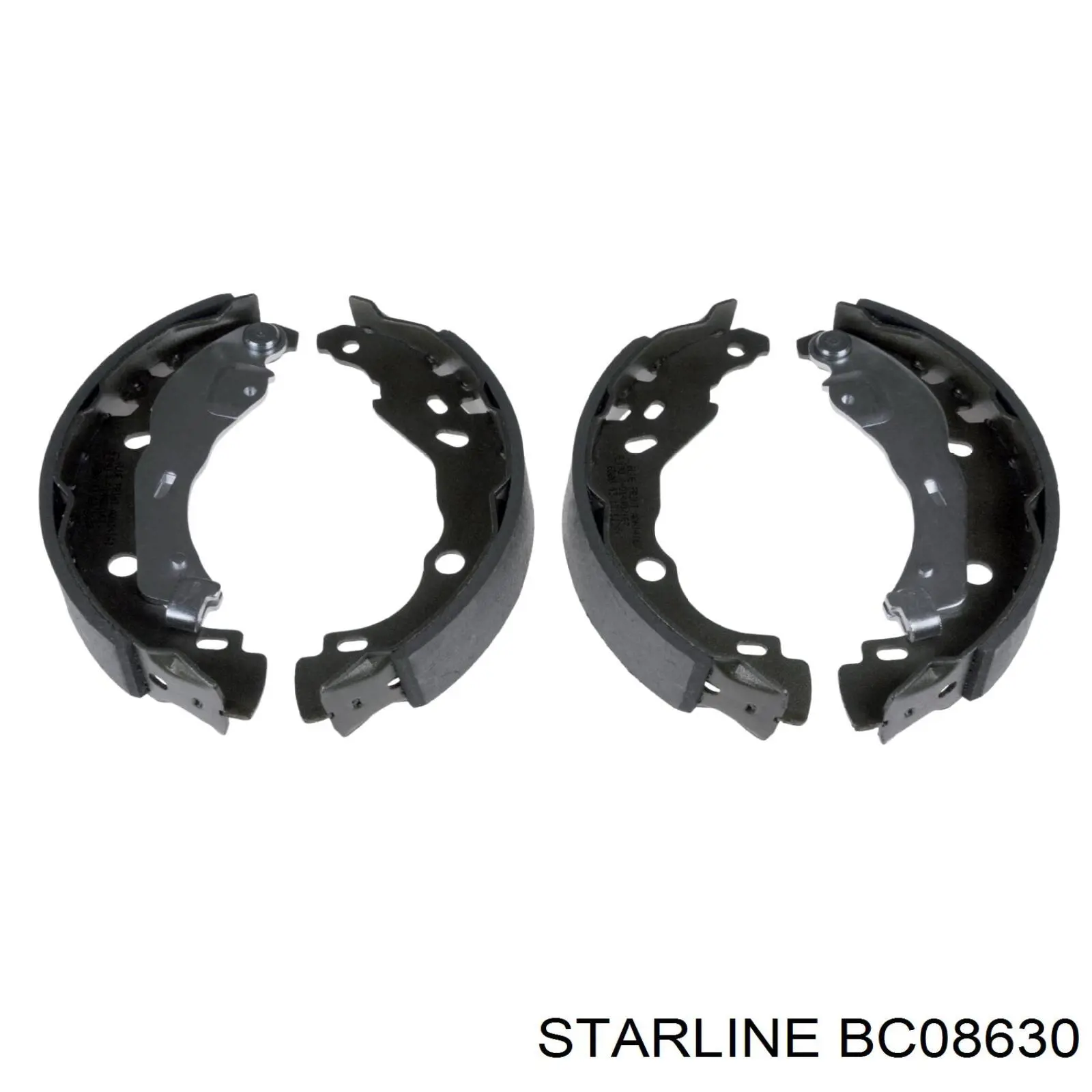 BC08630 Starline zapatas de frenos de tambor traseras