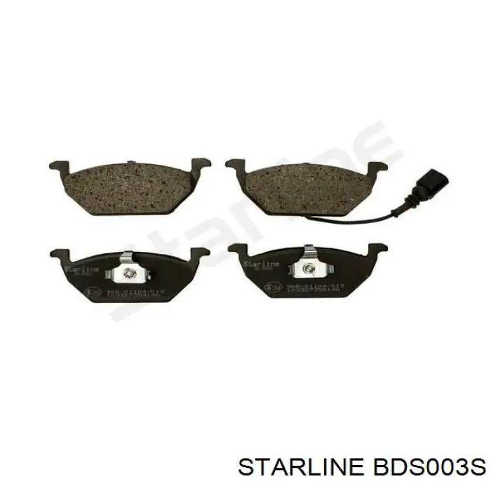Comprar BDS003S Starline Pastillas delanteras de freno