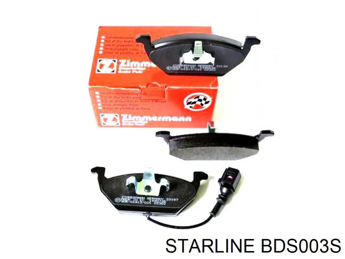 Pastillas de freno BDS003S Starline