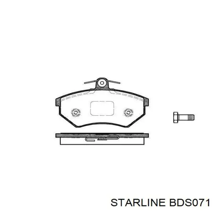 Pastillas freno delanteras Starline BDS071 precio, desde 22,57 EUR