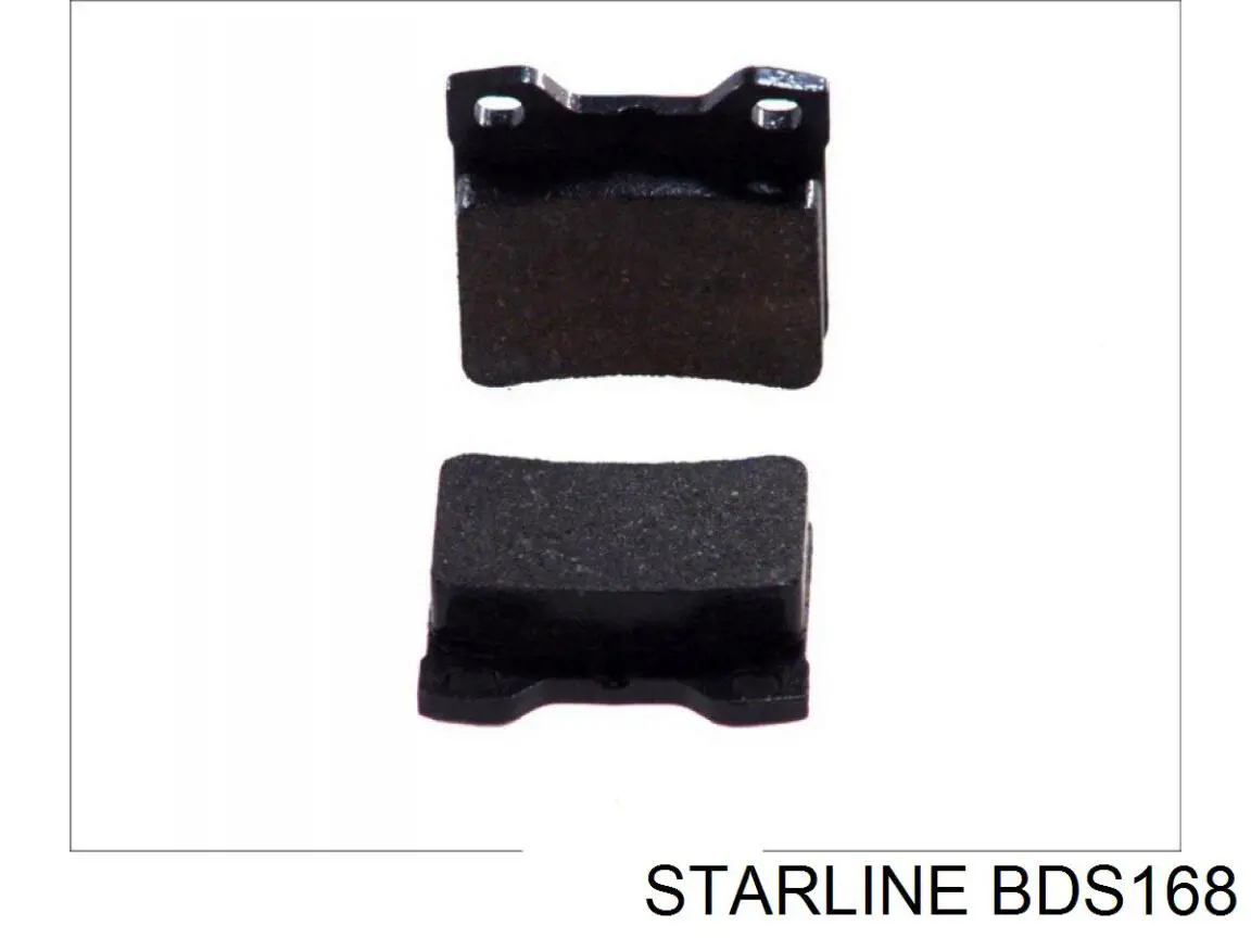 Pastillas de freno traseras BDS168 Starline