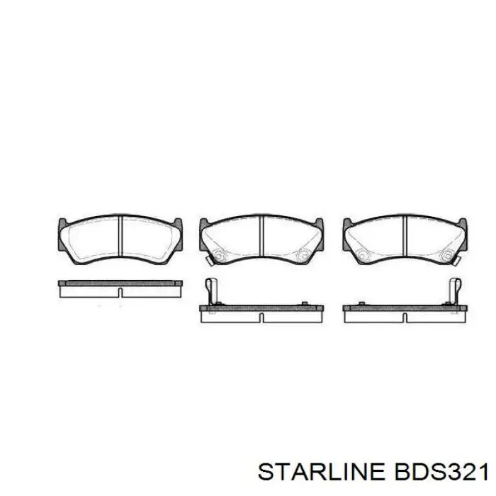 Pastillas de freno delanteras Toyota Prius NHW20