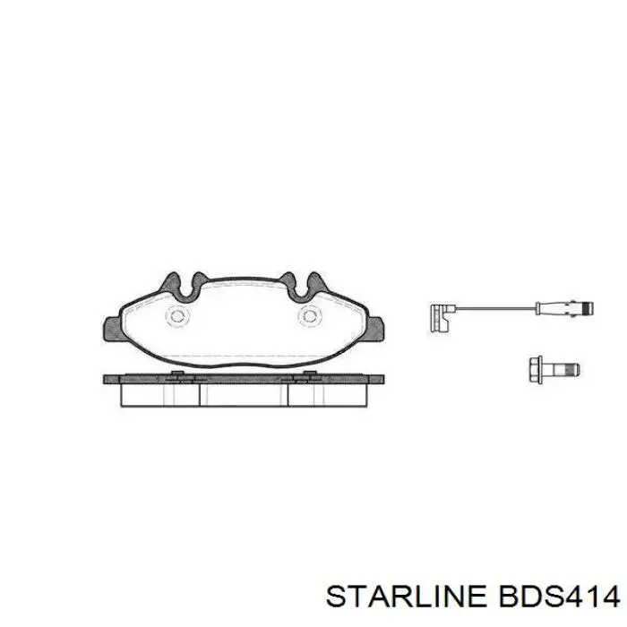 BDS414 Starline Pastillas delanteras