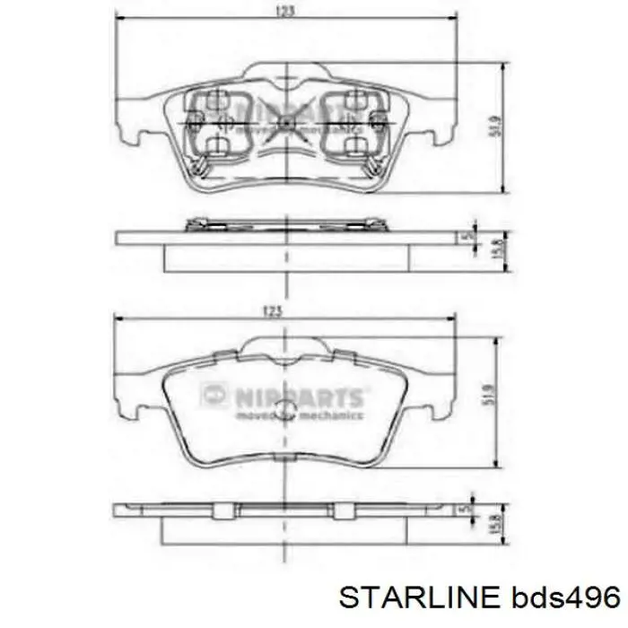 Pastillas de freno traseras Renault Espace 4 JK0