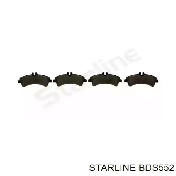 BD S552 Starline pastillas de freno traseras