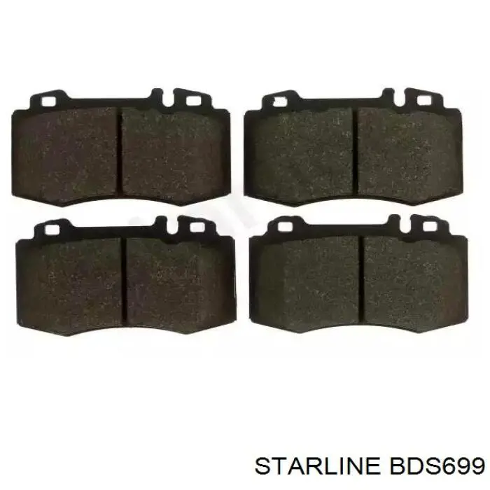 BD S699 Starline pastillas de freno delanteras