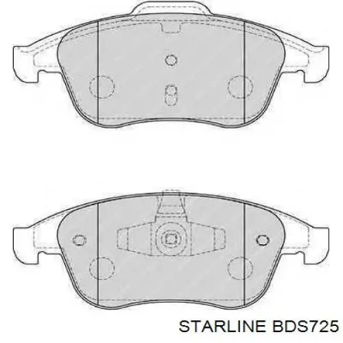 BDS725 Starline pastillas de freno delanteras