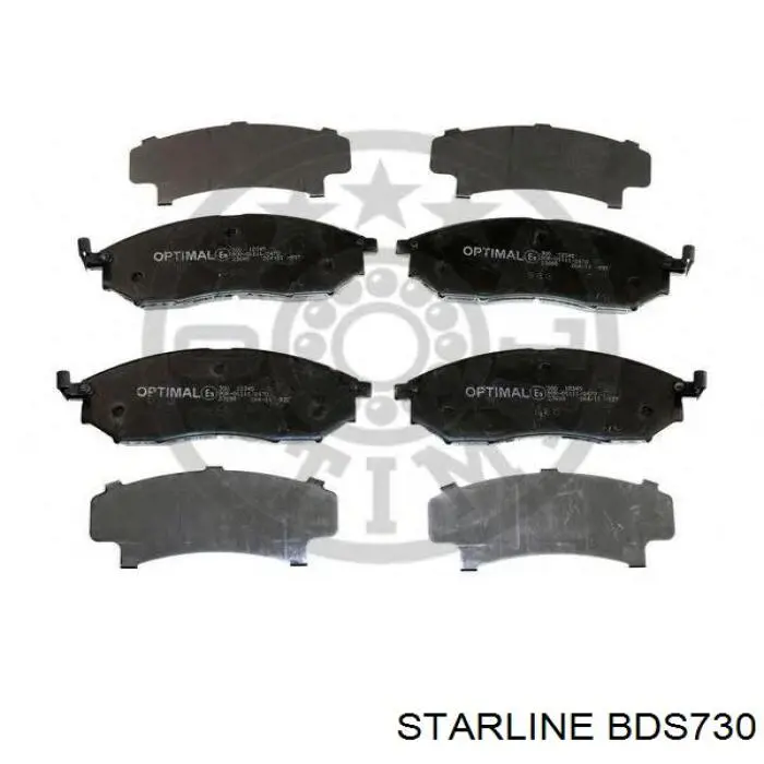 BDS730 Starline pastillas de freno delanteras