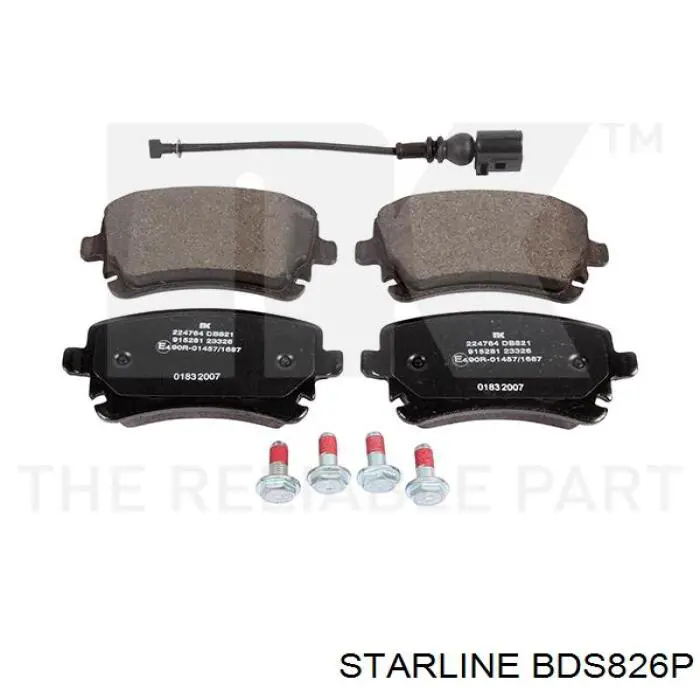Comprar BDS826P Starline Pastillas de freno traseras