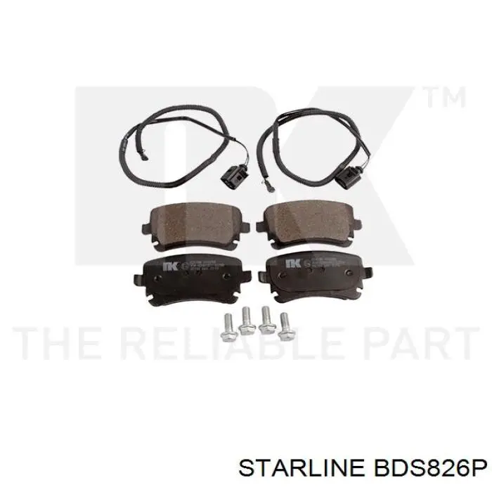 Pastillas traseras de freno Starline BDS826P precio, desde 30,21 EUR