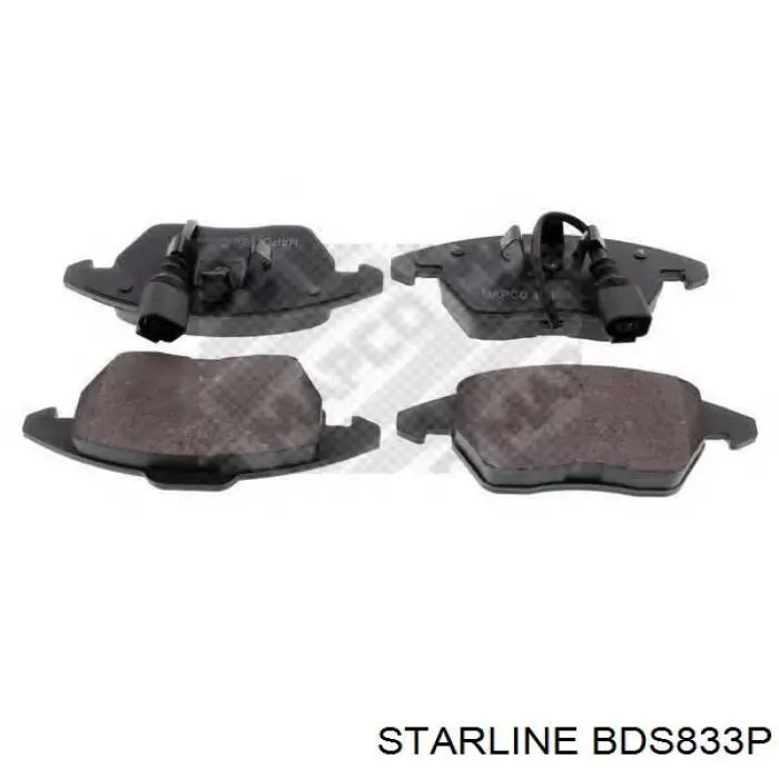 Pastillas de freno delanteras Seat Leon 2 1P1