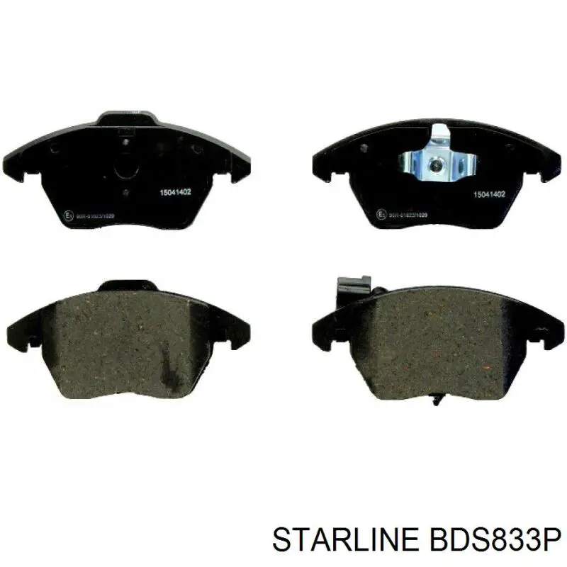 BD S833P Starline pastillas de freno delanteras