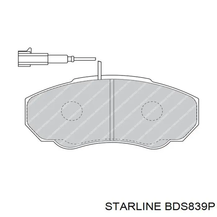 Pastillas de freno delanteras Fiat Ducato 2 230L