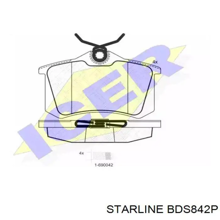Pastillas freno delanteras Starline BDS842P precio, desde 22,64 EUR