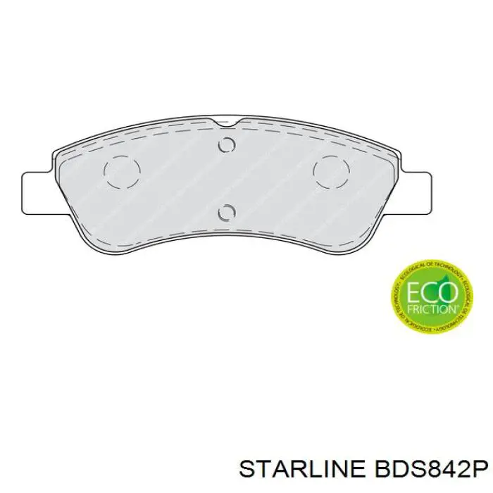 Pastillas freno delanteras Starline BDS842P precio, desde 22,64 EUR