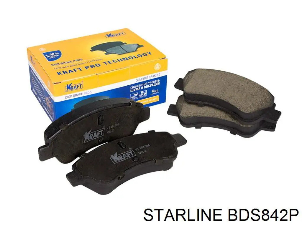 BDS842P Starline Pastillas delanteras