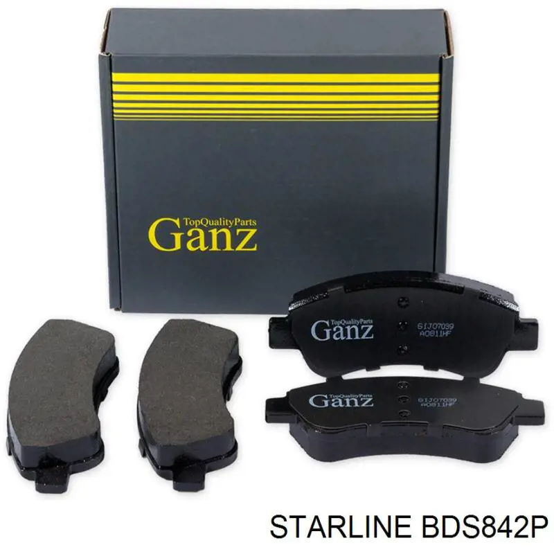 Pastillas de freno delanteras Starline BDS842P