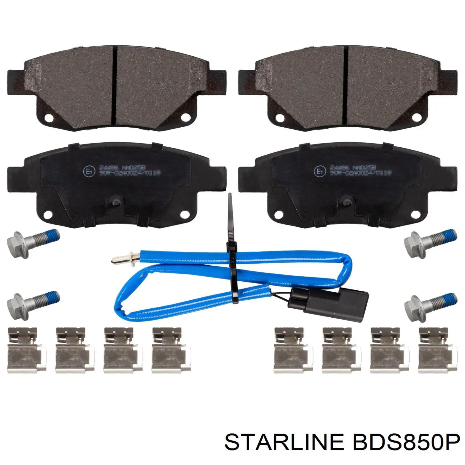 BD S850P Starline pastillas de freno delanteras