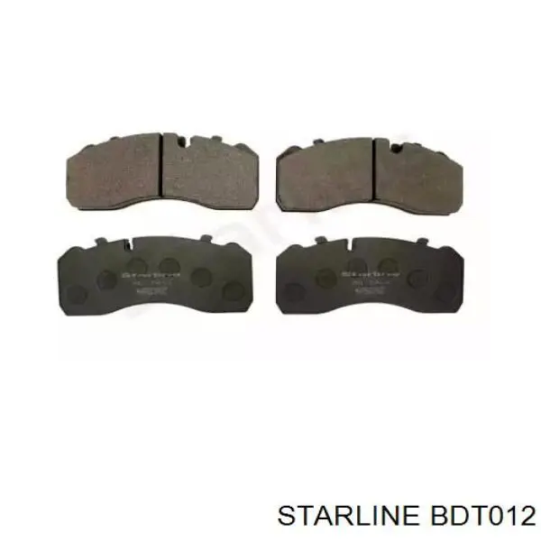 BD T012 Starline pastillas de freno delanteras