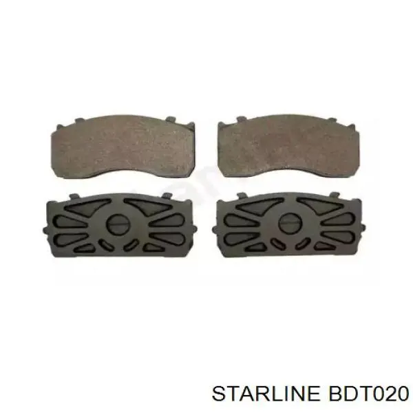 BDT020 Starline pastillas de freno delanteras