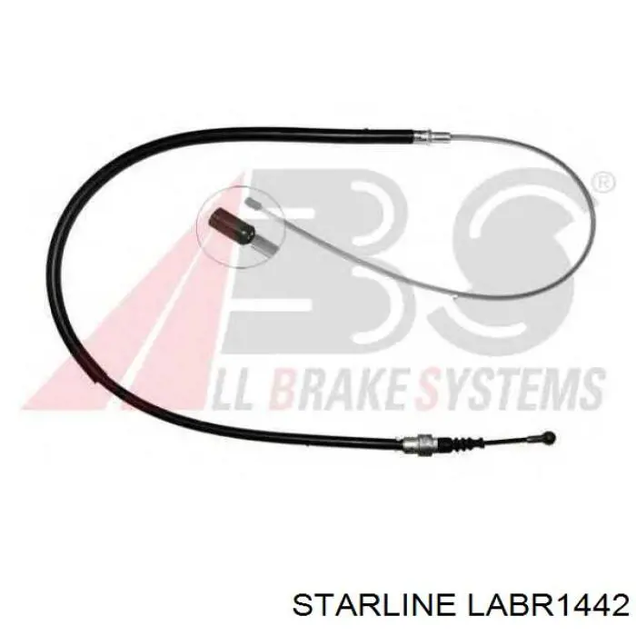 LABR1442 Starline cable de freno de mano trasero derecho/izquierdo