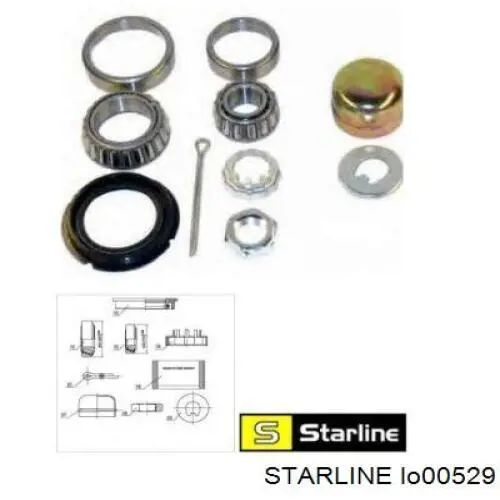 Cojinete de rueda trasero Volkswagen Jetta 2 19E, 1G2, 165, 167