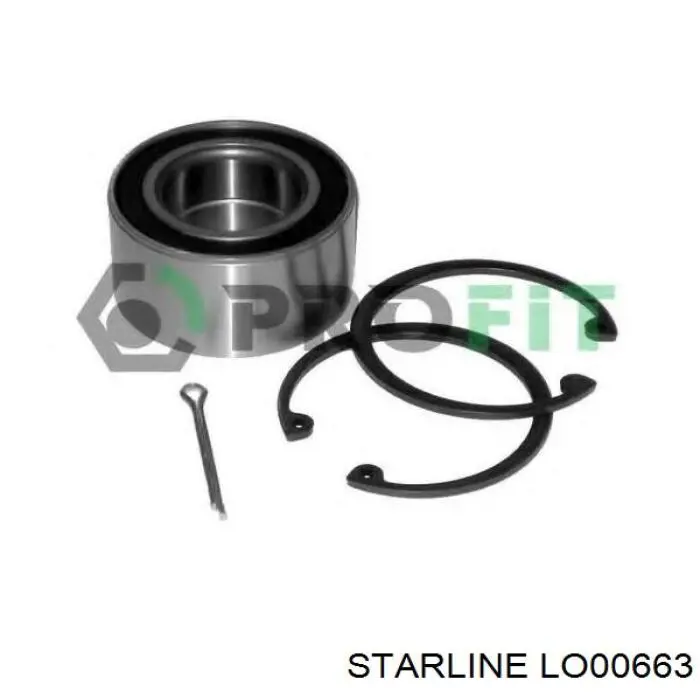 Comprar LO00663 Starline Cojinete de rueda delantero