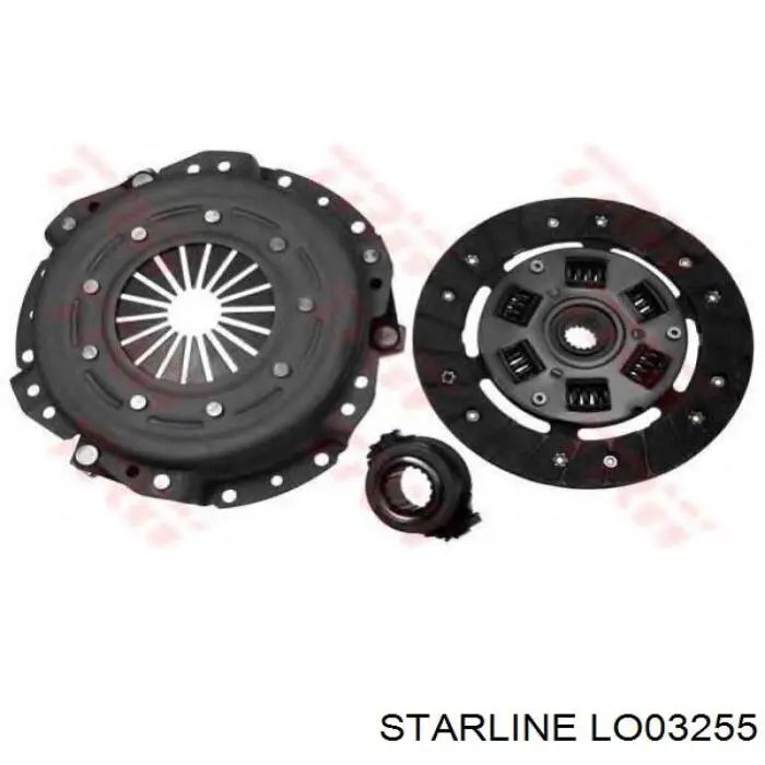 Cojinete de cubo delantero/trasero LO03255 Starline