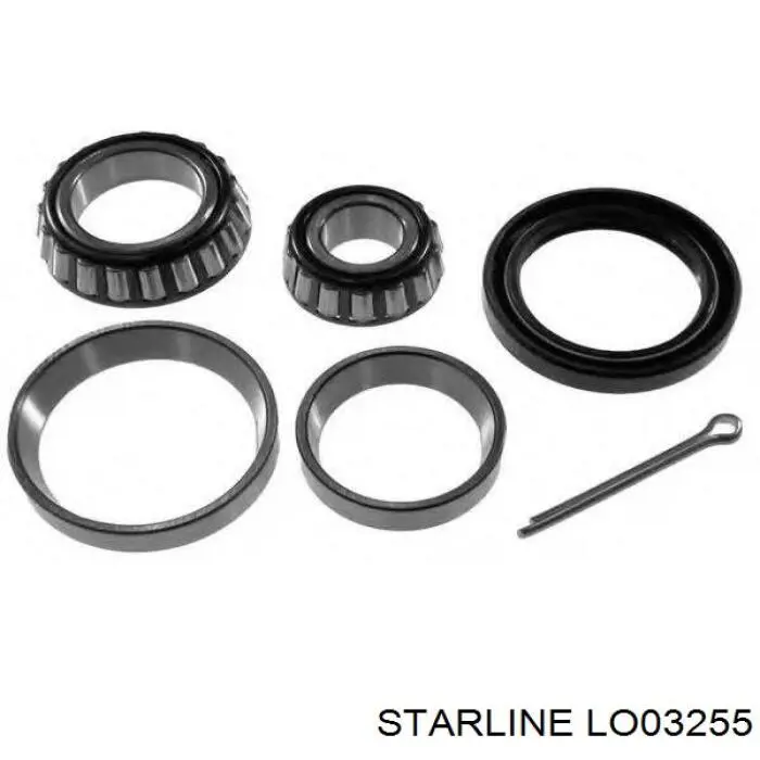 Cojinete de cubo delantero/trasero LO03255 Starline
