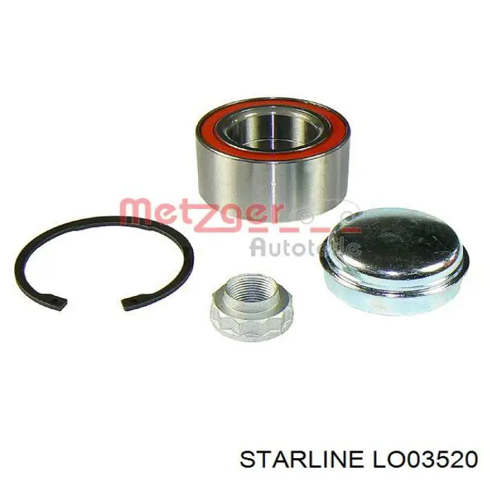 Cojinete de rueda delantero Mercedes A W168